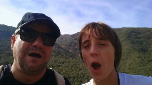 Con su Padre